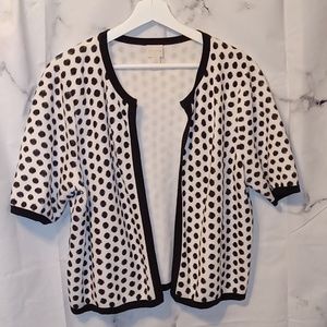 Chico's 2 polka-dot cardigan 💚💚💚💚